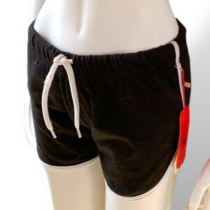 NWT black gym shorts size large